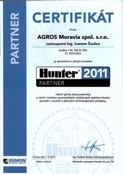 závlaha certifikát 2011