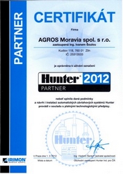 závlaha certifikát 2012